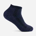 Thorlos hiking low cut ankle sock in Night Navy with moderate cushion padding