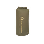 Sea To Summit Lightweight Dry Bag in olive green with roll-top closure