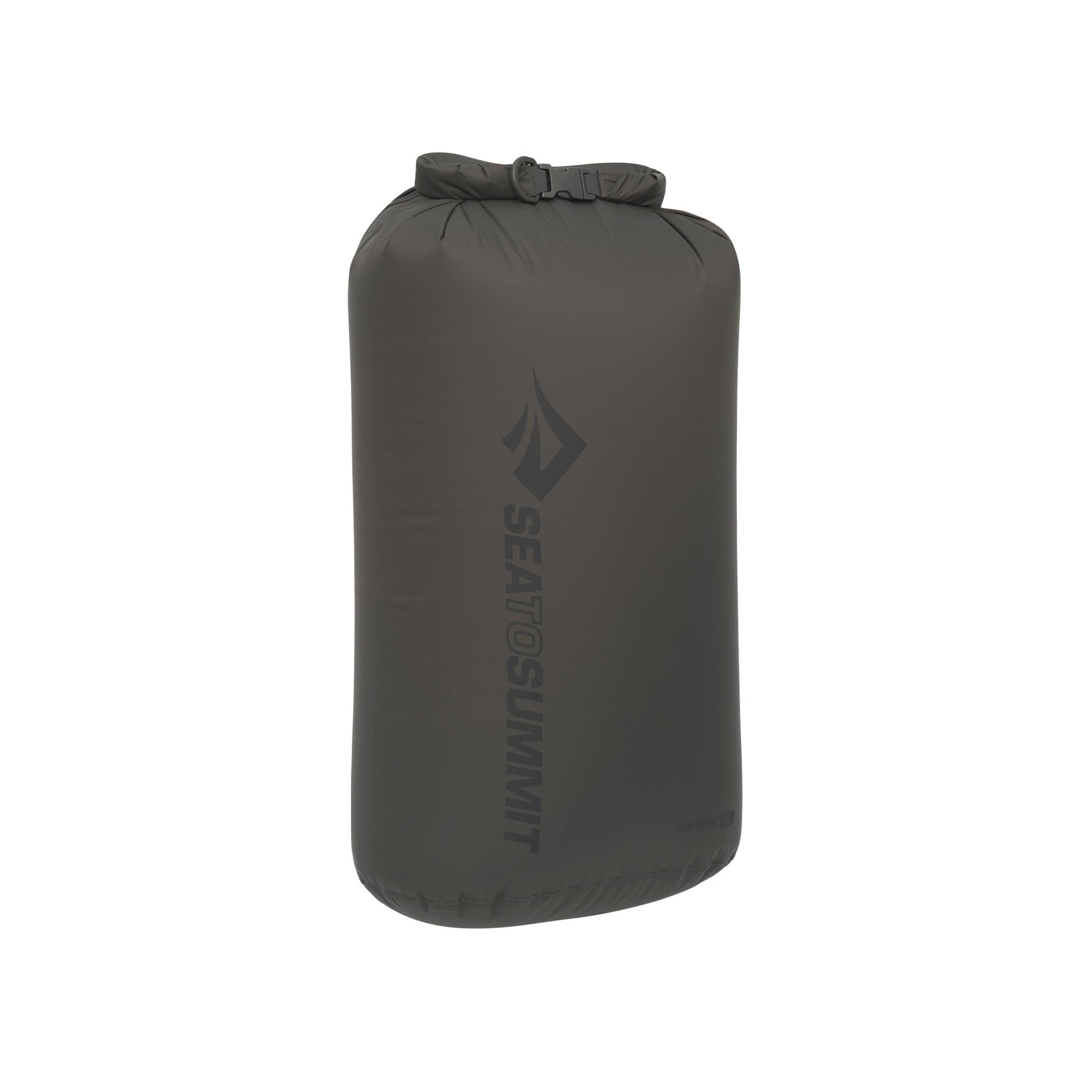 Sea to Summit olive green lightweight dry bag with roll-top closure
