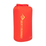 Sea To Summit Lightweight dry bag in spicy orange with brand logo