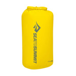 Sea To Summit Lightweight Dry Bag in bright yellow with roll-top closure