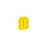 Sea To Summit yellow lightweight dry bag with roll-top closure on white background