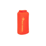 Sea To Summit Lightweight Dry Bag in bright orange color with brand logo