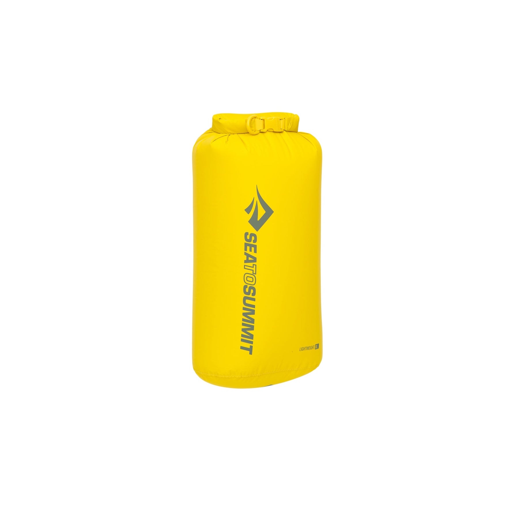 Sea To Summit Lightweight Dry Bag in bright yellow with roll-top closure