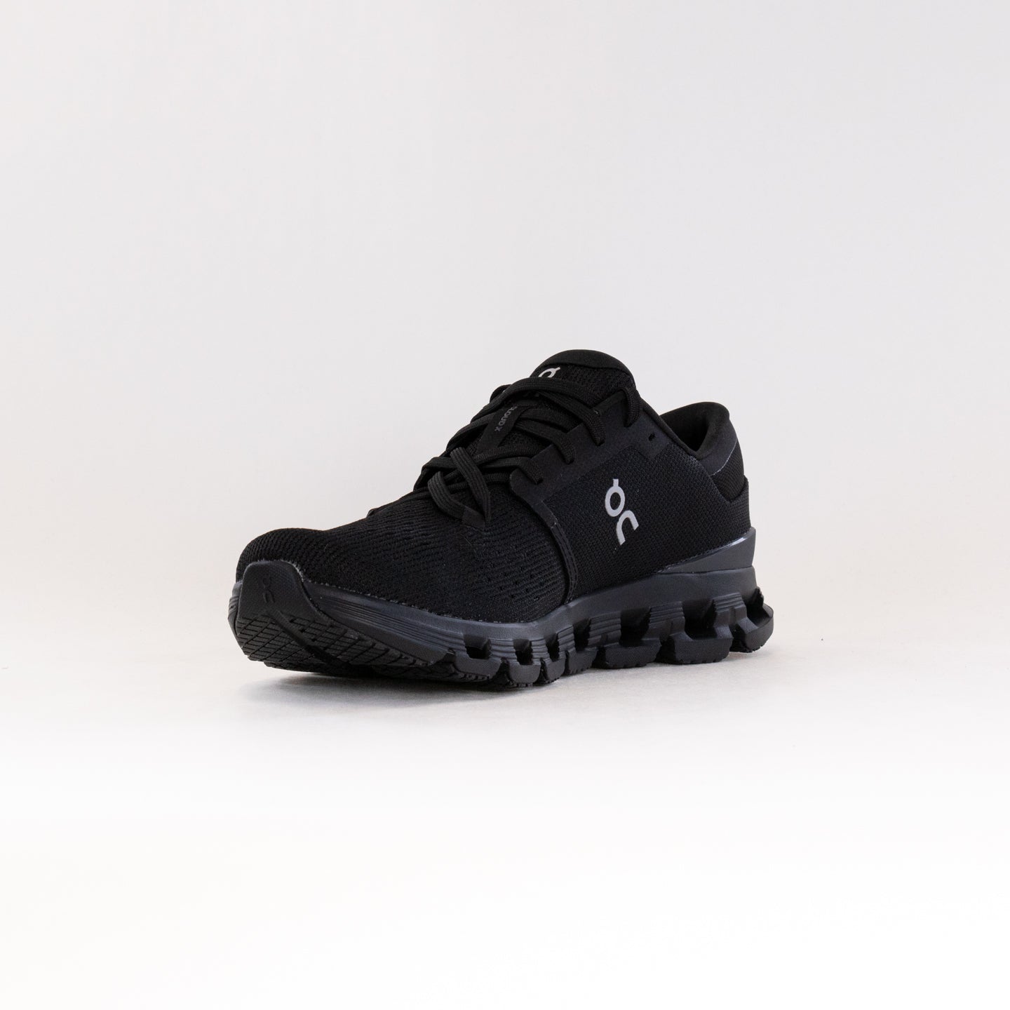 On Cloud X 4 women's running shoe in black and eclipse colorway