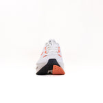 On Cloudsurfer Max women's running shoe in ivory with salmon orange details, front view