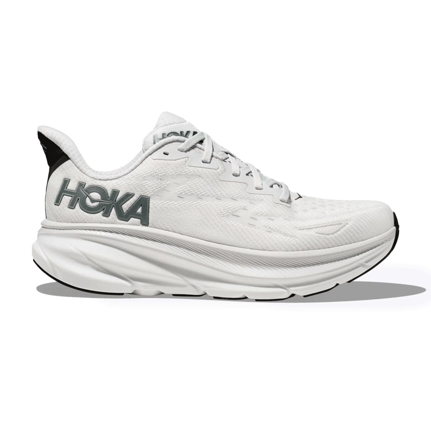 Hoka Clifton 9 Men's Running Shoe in Nimbus Cloud Steel Wool colorway