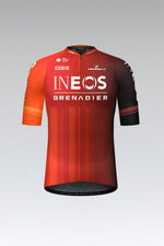 Gobik cycling jersey in red and black INEOS GRENADIERS team colors