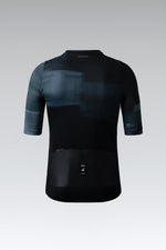Gobik Stark cycling jersey in dark moonless colorway with gradient design