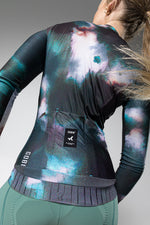 Gobik CX Pro 2.0 long sleeve cycling jersey in cosmic Leda colorway