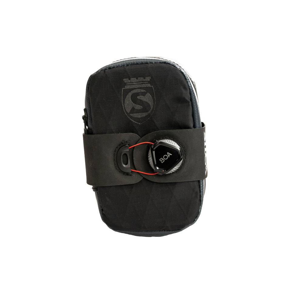 Silca Mattone Seat Bag Grande in black with BOA closure system
