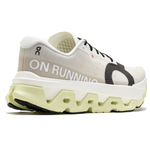 On Running Cloudmonster 3 Hyper sneaker in Ivory Flurry colorway, rear three-quarter view