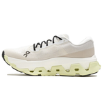 On Running Cloudmonster 3 Hyper sneaker in Ivory and Flurry colorway, lateral view