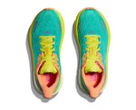 Men's HOKA Clifton 9 running shoes in Ceramic Evening Primrose colorway top view