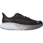 Men's Hoka Arahi 6 running shoe in black upper with white midsole