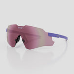 KOO Nebula sunglasses in Iris Matt frame with Super Pink Mirror lens