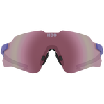 KOO Nebula sunglasses in Iris Matt frame with Super Pink Mirror lens