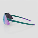 KOO Nebula sunglasses in teal matt frame with dark turquoise mirror lens