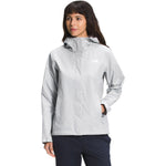 Woman wearing The North Face Venture 2 jacket in medium grey heather
