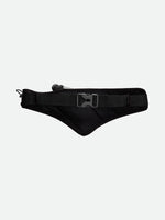 Nathan Peak Hydration Waist Pack in black with adjustable belt and water bottle holder