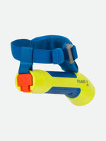 Nathan Polaris 200 R hand torch in safety yellow with blue wrist strap