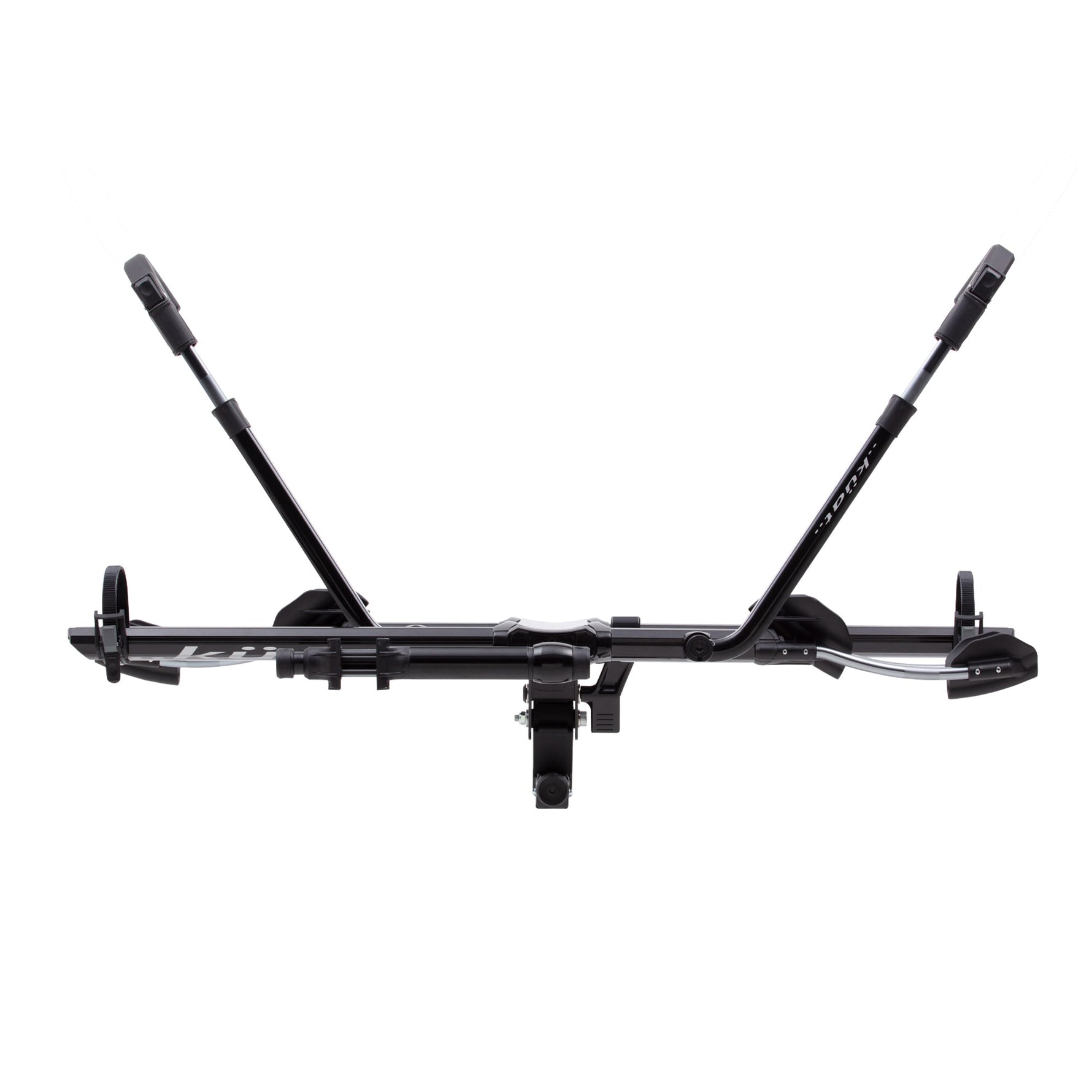 Kuat NV 2.0 2-bike hitch rack in black metallic and gray finish