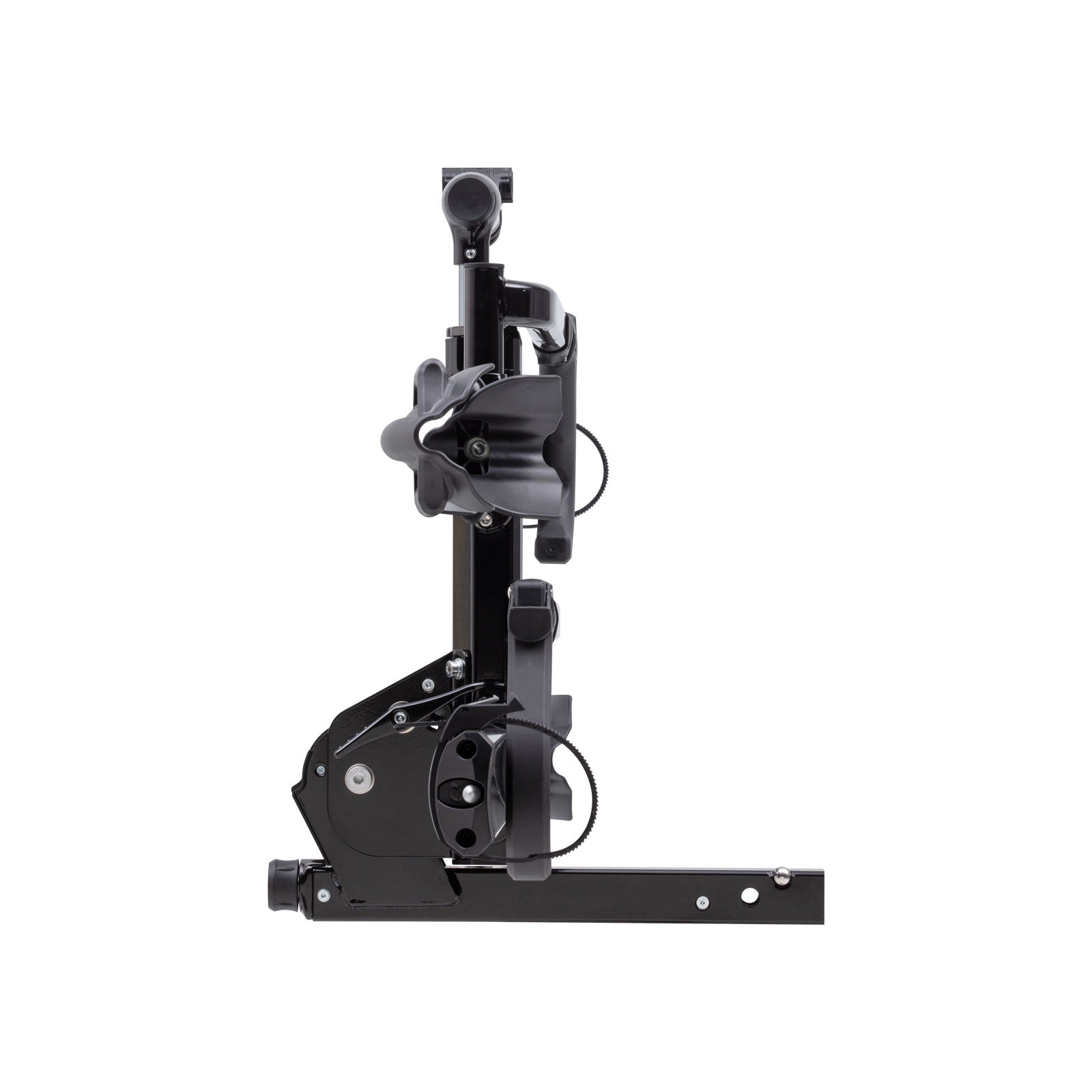 Kuat NV 2.0 bike rack in black metallic and gray finish on white background