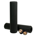 ESI Extra Chunky bike grips in black with end caps