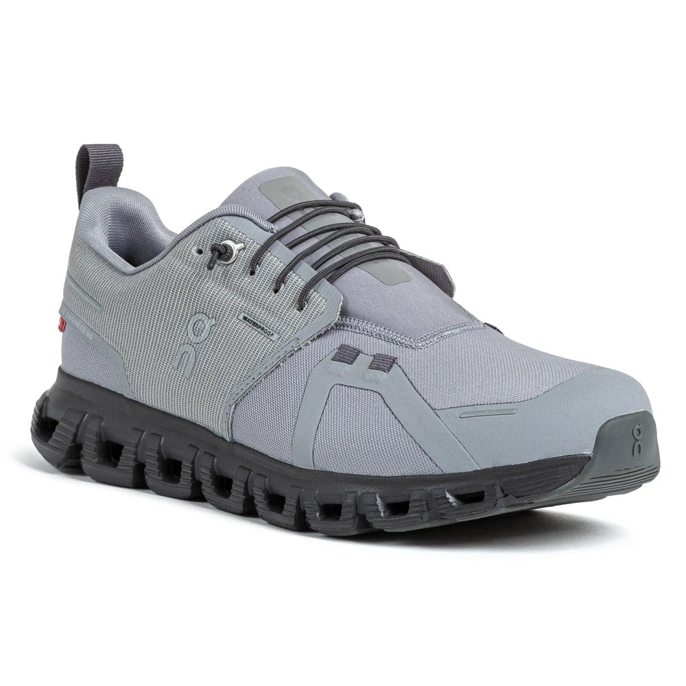 On Cloud 6 men's running shoe in wolf gray and rock colorway