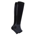 OS1st FS6+ Performance Foot and Calf Sleeve in black with gray accents