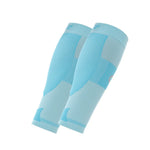 OS1st TA6 Performance Calf Sleeves in aqua blue with compression design