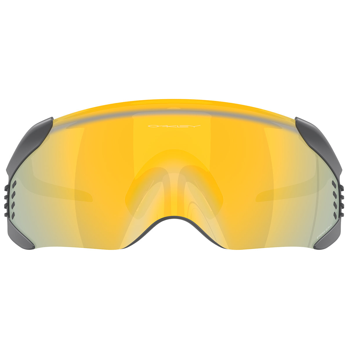 Oakley Velo Kato sunglasses with matte carbon frame and golden Prizm 24K lens