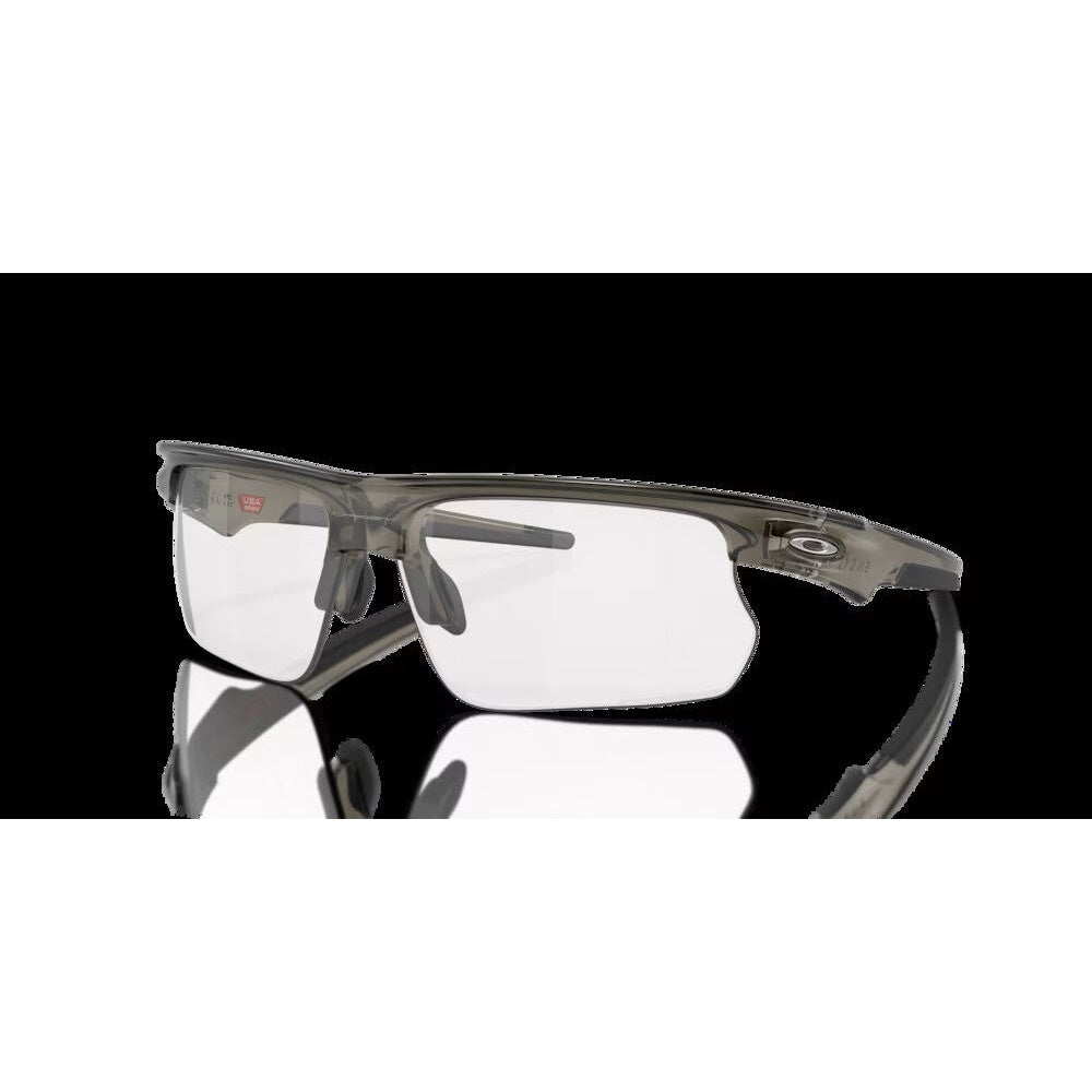 Oakley BiSphaera sunglasses in grey smoke frame with clear photochromic lenses