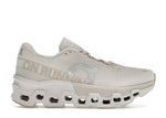 On Cloudmonster 2 running shoes in sand/frost colorway with distinctive cloud sole