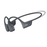 Shokz OpenRun Pro 2 bone conduction headphones in silver gray finish