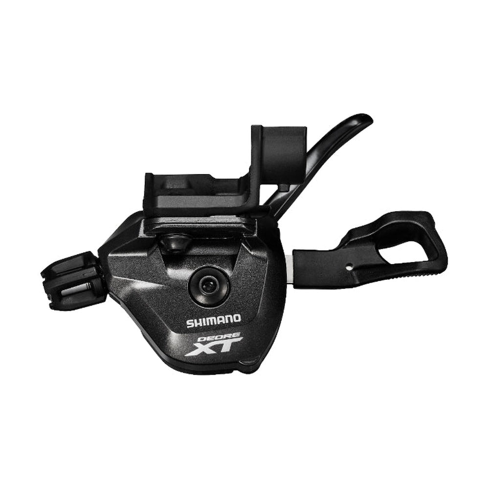 Shimano XT left shifter with I-SPEC direct attachment mount in black
