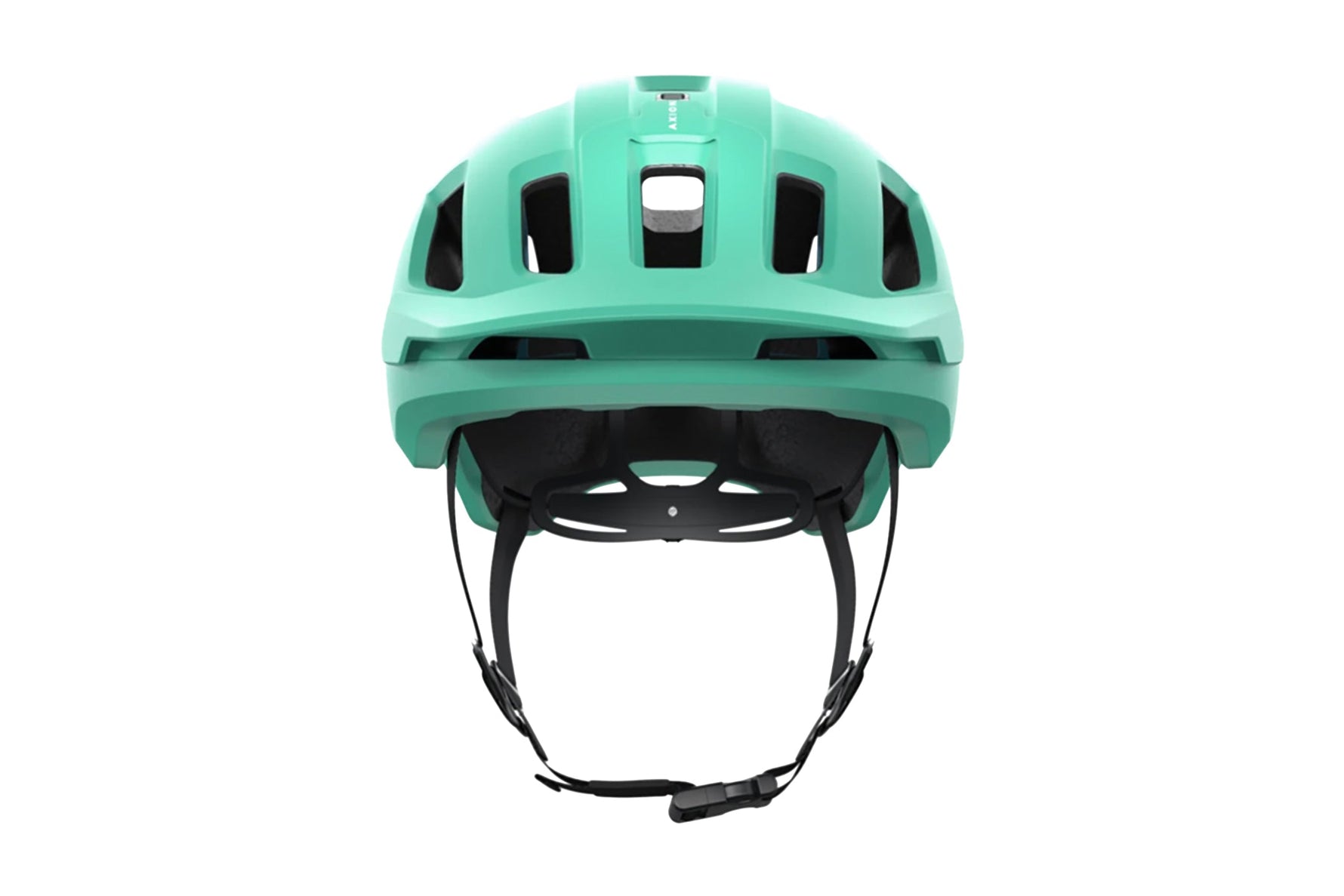 POC Axion Spin bicycle helmet in fluorite green matte finish with ventilation