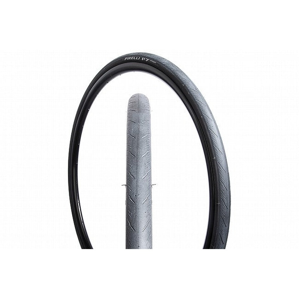Pirelli P7 Sport black bicycle tire shown against clean white background