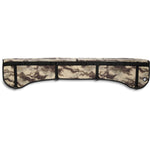 Dakine Pick Up Pad DLX Curve in Ashcroft Camo pattern, large size, front view