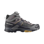 Salomon X Ultra 5 Mid GTX men's hiking boot in grey charcoal colorway
