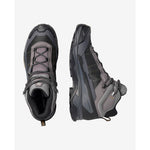 Salomon X Ultra 5 Mid GTX men's hiking boots in grey and black colorway