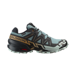 Salomon Speedcross 6 GTX men's trail running shoe in nautical blue and black