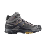 Salomon X Ultra 5 Mid GTX men's hiking boot in grey asphalt colorway