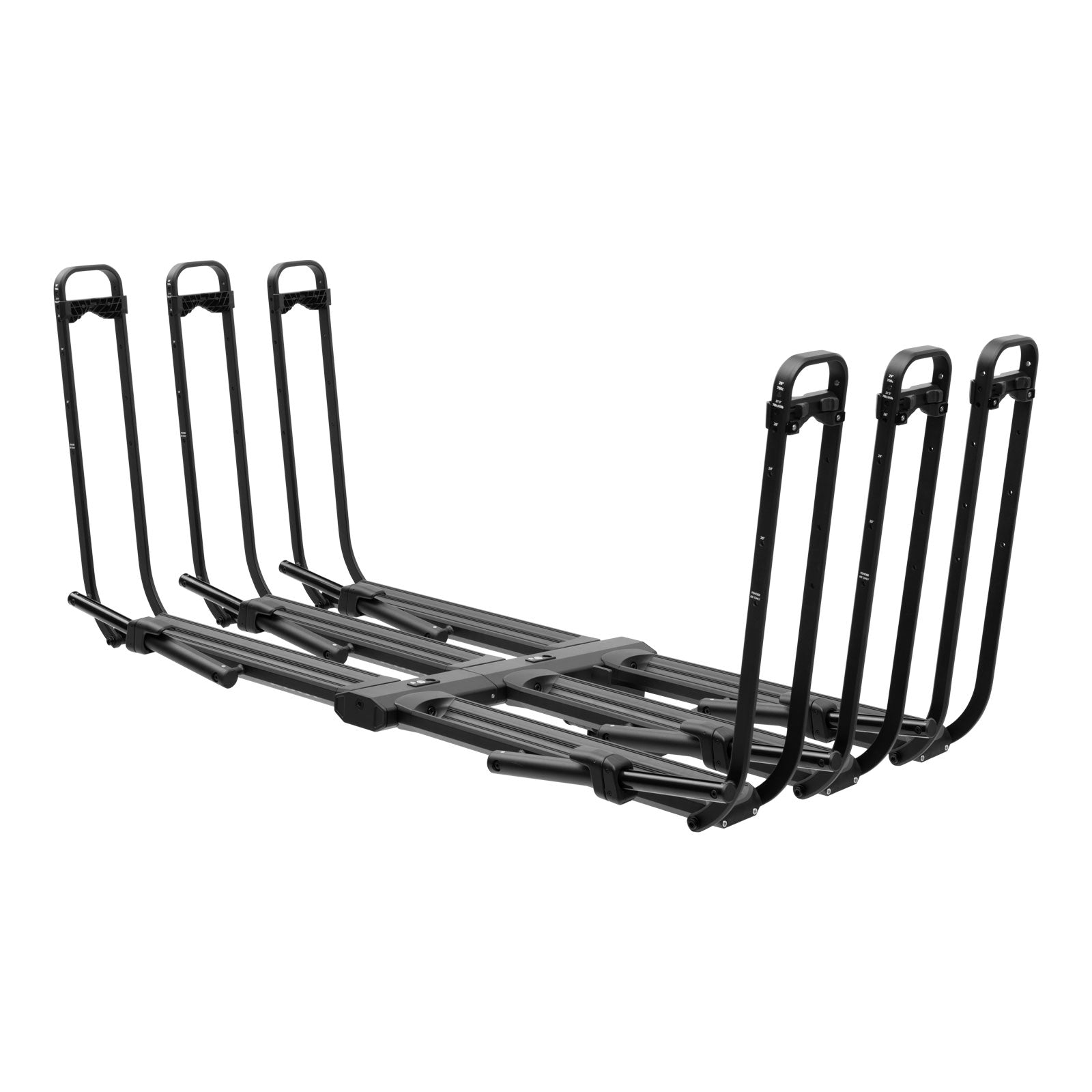 Kuat Piston Pro hitch mount bike rack in black with expandable design