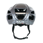 KASK Protone Icon cycling helmet in grey color shown from back view