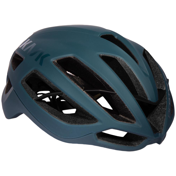 Kask Protone Icon cycling helmet in forest green matte finish with ventilation holes