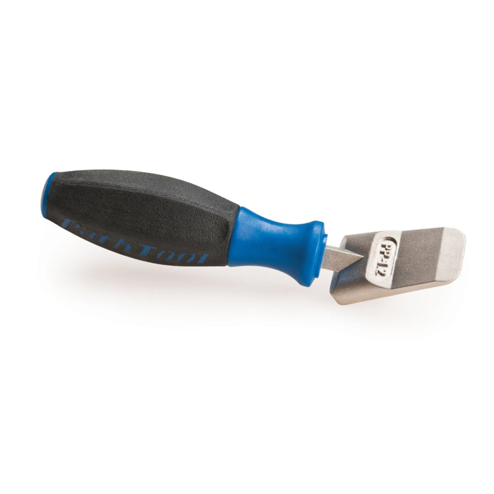 Park Tool hydraulic disc brake piston press with blue black handle