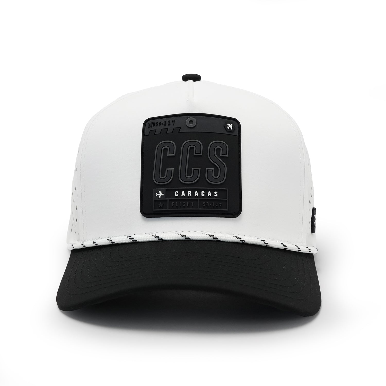Caracas - Performance Stamps - White/Black – No Boundaries Sport