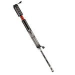 Lezyne Digital Pressure Drive bicycle pump in gloss black finish with red accents