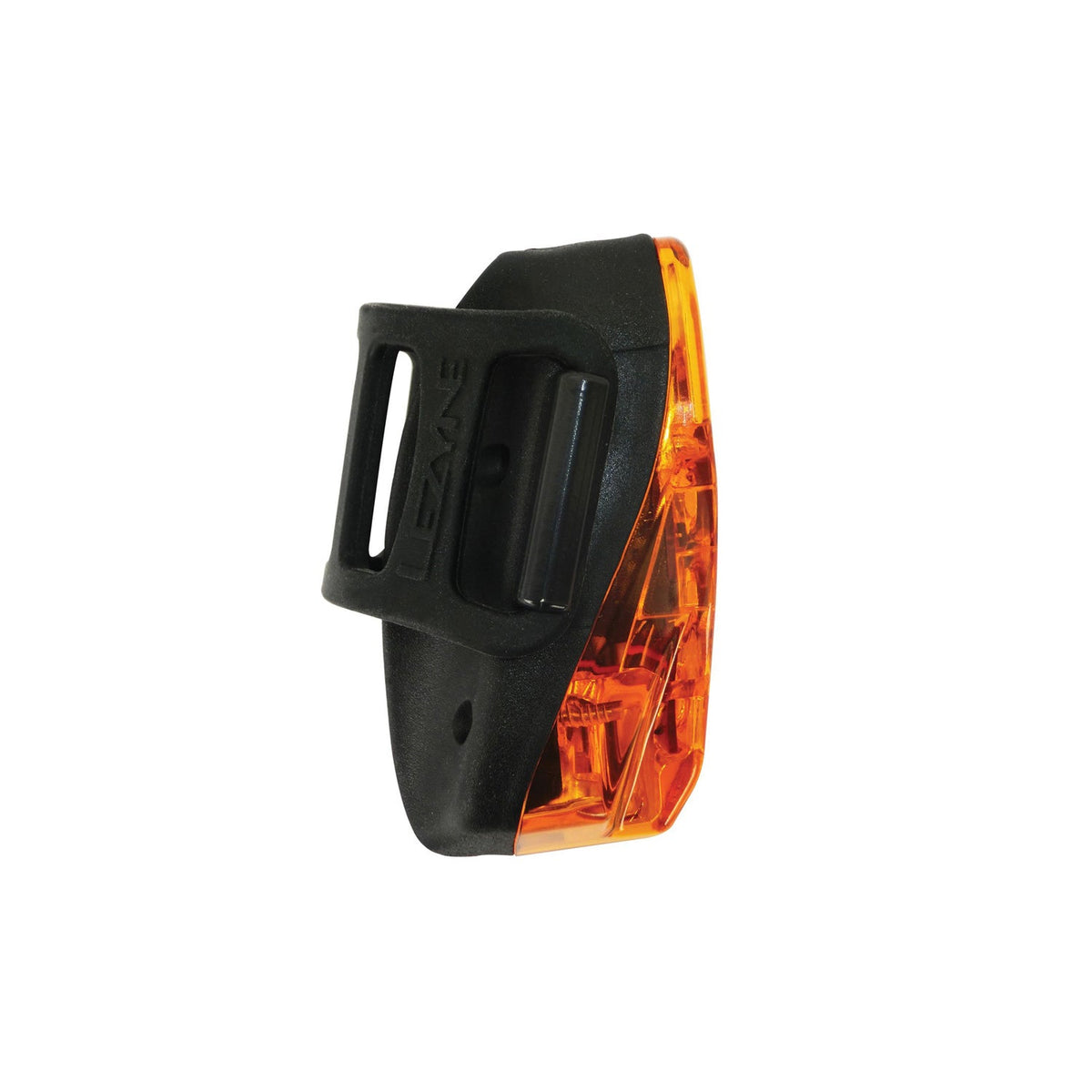 Lezyne Laser Drive Rear bicycle light in black with amber orange LED lens